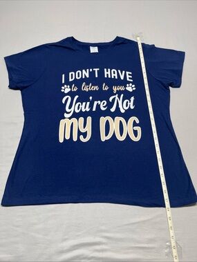 Port and Company Navy 'You're Not My Dog' Graphic Tee